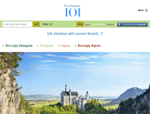 Tablet Screenshot of germany101.com
